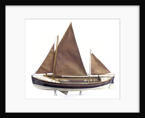 Full hull model, Watson lifeboat, port broadside by unknown