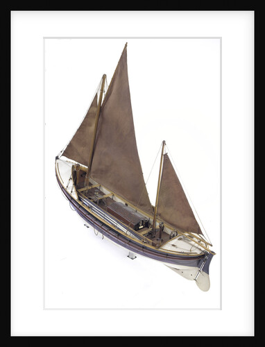 Full hull model, Watson lifeboat, port stern quarter deck by unknown