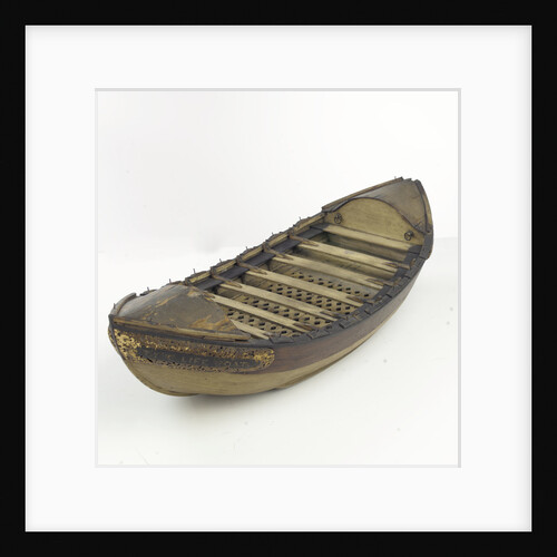 Full hull model, lifeboat by unknown