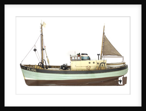 'Ocean Harvester', port broadside by Graham Caird