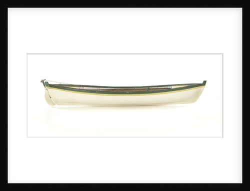 Full hull model, whaler, starboard broadside by unknown
