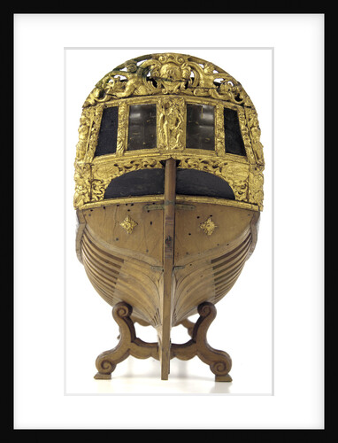 Full hull model, yacht, full stern by Unknown
