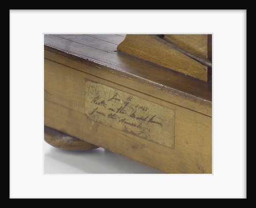 'Victoria & Albert', label detail by Unknown