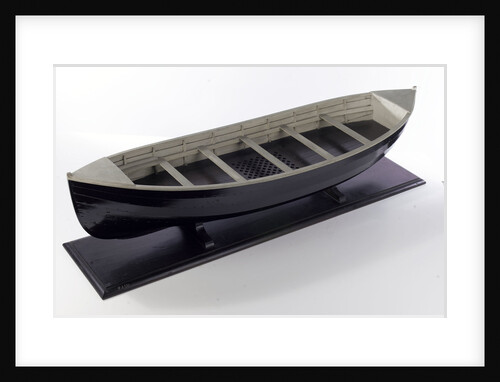 Full hull model, lifeboat by unknown