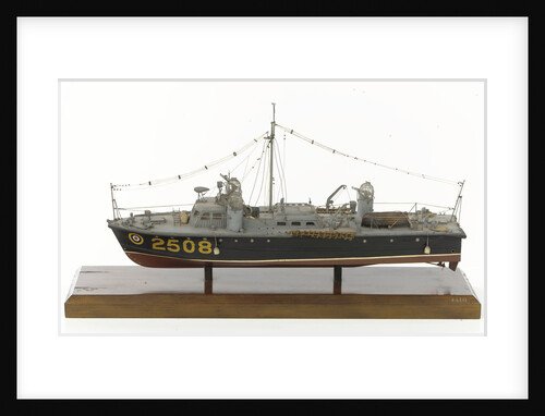 Full hull model, air-sea rescue launch, port broadside by unknown
