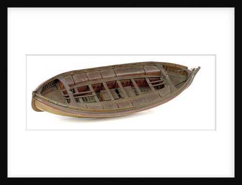 Sailing lifeboat, port by Unknown