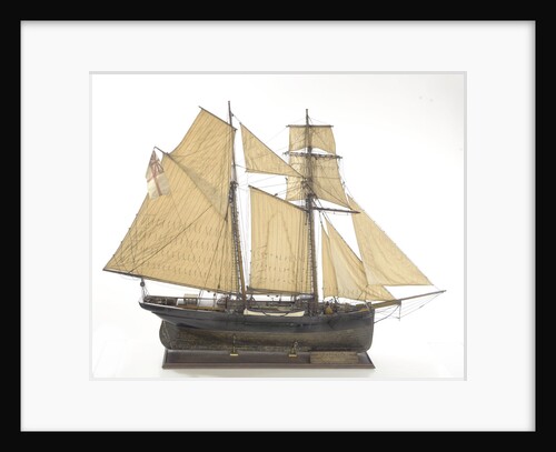 HMS 'Renard', starboard broadside by J.W. Owlett