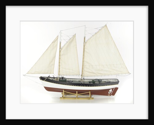 'Katie N', port broadside by Varrick F. Cox
