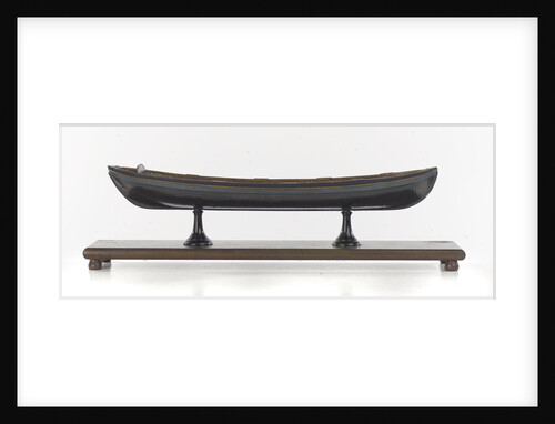 Full hull model, 8 oared whaleboat, starboard broadside by Unknown