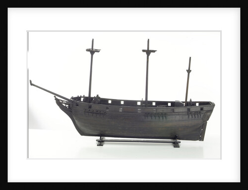 Cargo vessel, port broadside by unknown