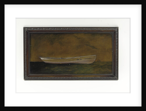 Picture model, 'Pathfinder', starboard broadside by Joseph Fannen