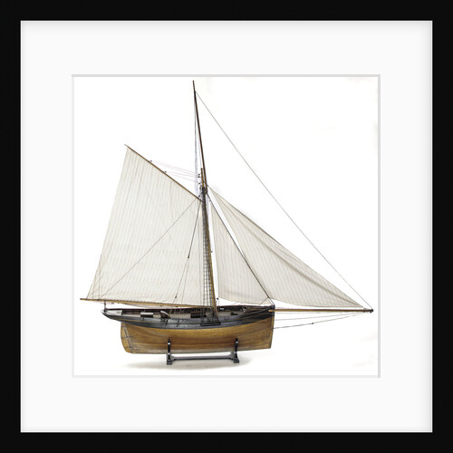 'Alarm', starboard broadside by J.R. Weld