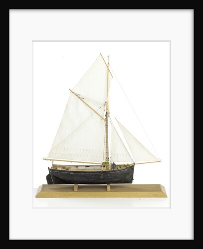'Gwendoline', starboard broadside by John Roe