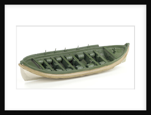 Full hull model, Costain's lifeboat, port by Thomas Costain
