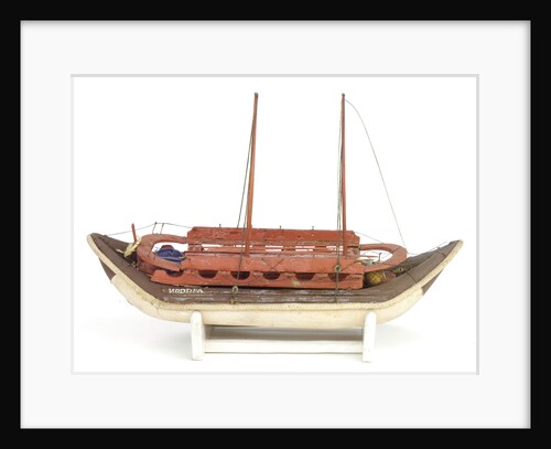 Full hull model representing 'Noddea' and 'Refuge', starboard broadside by unknown