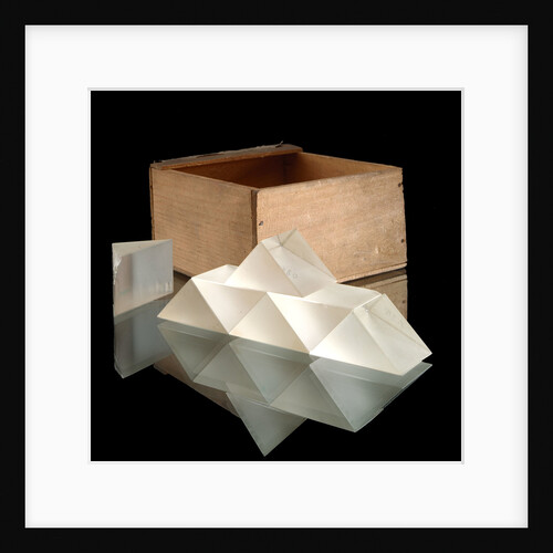 Prisms and box by unknown