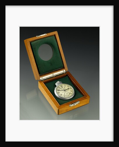 Deck watch in case by Hamilton Watch Co.