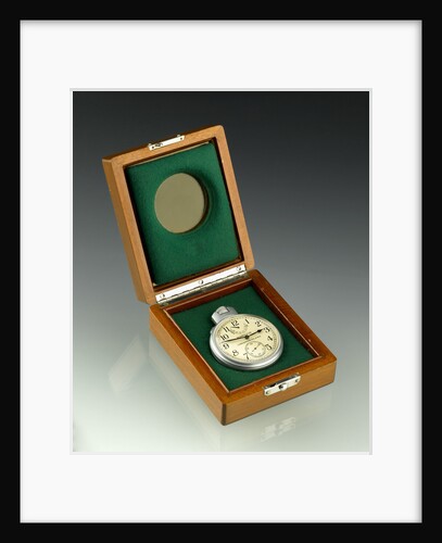 Deck watch in case by Hamilton Watch Co.