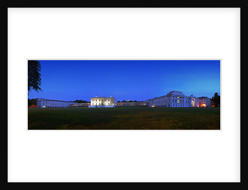 Panoramic evening view of the Queen's House and National Maritime Museum, Greenwich by National Maritime Museum