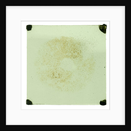 One double square piece of glass by unknown