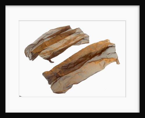 Copper gauze in two pieces in a bag by unknown