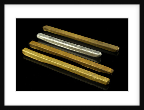 Metal ingots by unknown