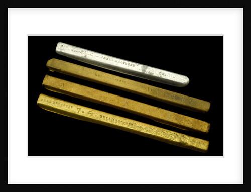 Metal ingots by unknown