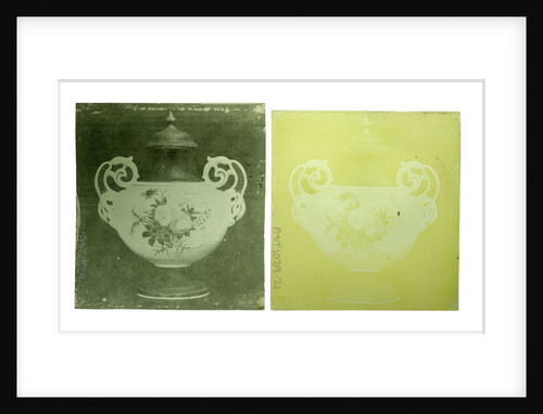 Two transparencies of a Wedgwood vase circa 1900 by Unknown