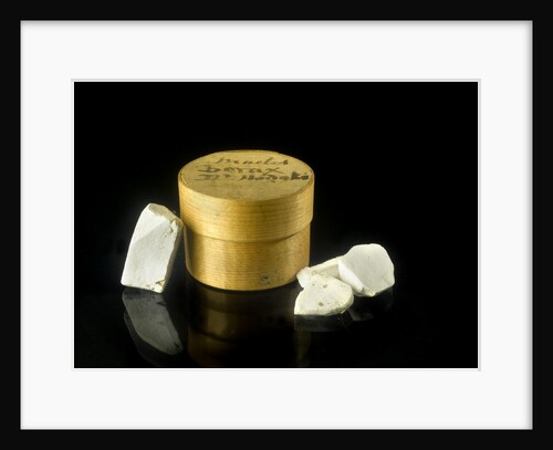 Pill box and sodium borate by unknown