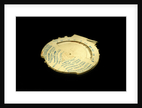 A homemade exposure meter by unknown
