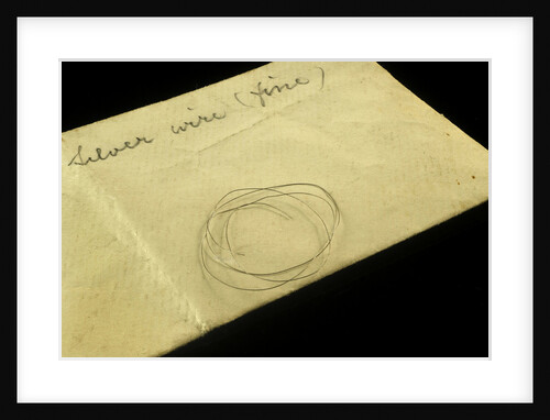 Silver wire in an envelope by unknown