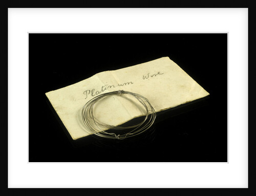 Platinum wire in an envelope by unknown