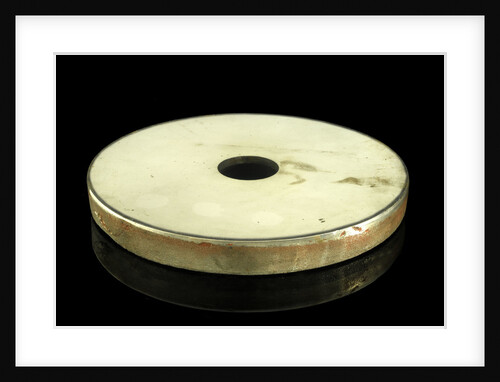 Speculum metal disc by William Herschel