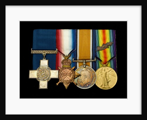Medals awarded to Alfred William Newman RN (obverse, l to r, MED2034-2037) by Percy Metcalf