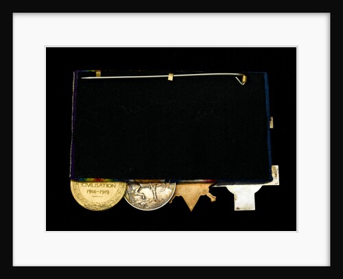 Medals awarded to Alfred William Newman RN (reverse, r to l, MED2034-2037) by Percy Metcalf