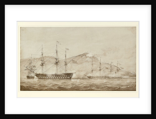 HMS 'Wellesley', HMS 'Columbine' and HMS 'Grisel' by William Joy