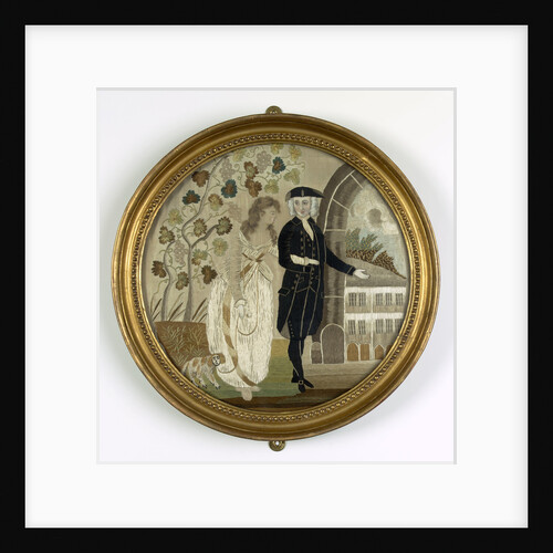 Silk picture in a frame by Emma Hamilton