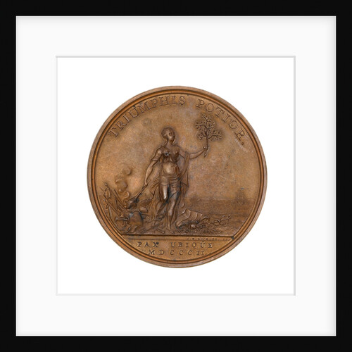 Medal commemorating the Peace of Amiens, 1801, reverse by Heinrich Kuchler