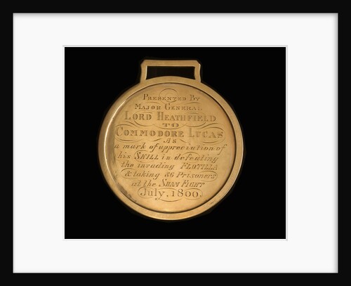Prize medal, River Fencibles 1800, reverse by unknown