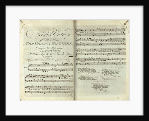 Emma's Songbook, 'Nelson's Victory' by unknown