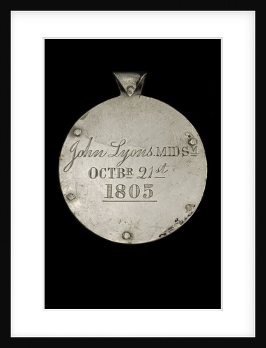Captain Hardy's Reward, 1805, reverse by unknown