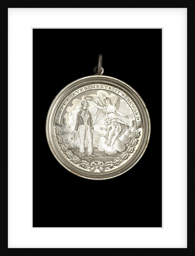 Silver medal, obverse by unknown
