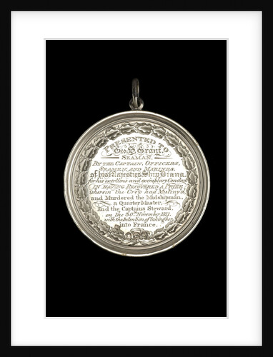 Silver medal, reverse by unknown