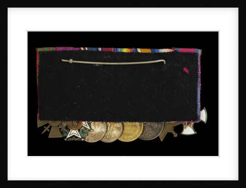 Medals awarded to Captain E. Wigram DSM RN (reverse, right to left, MED1219-1226) by W. Wyon