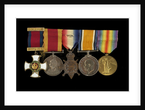 Medals awarded to Cdr John Wilfred Scott DSO RN (obverse, l to r, MED1333-1337) by W. Wyon