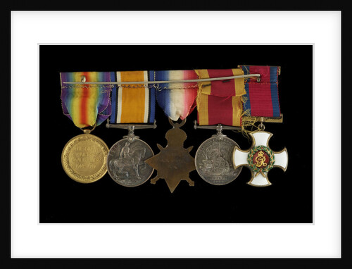 Medals awarded to Cdr John Wilfred Scott DSO RN (reverse, r to l, MED1333-1337) by W. Wyon