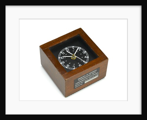 Quartz marine chronometer in case by unknown