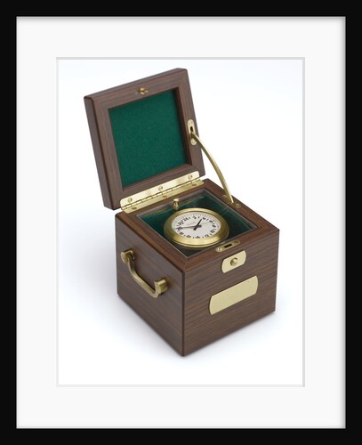 Tuning-fork marine chronometer in case by Bulova