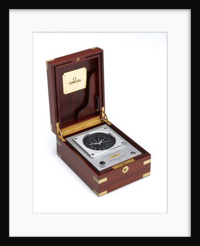 Quartz marine chronometer in case by Omega