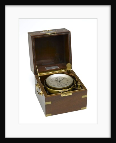 Marine chronometer in case by Hamilton Watch Co.